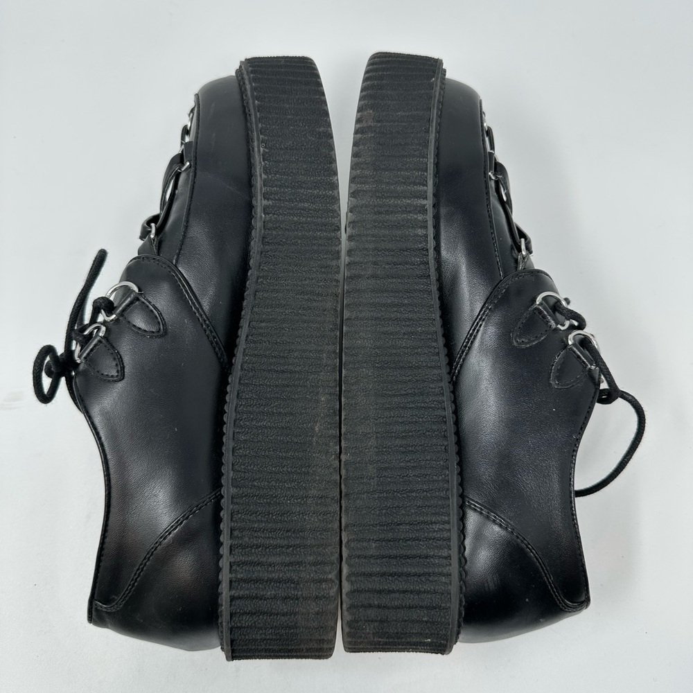 Killstar Hexellent Creepers Gothic Pentagram Mismatch Platform Black Punk SZ 10 - Picture 6 of 16